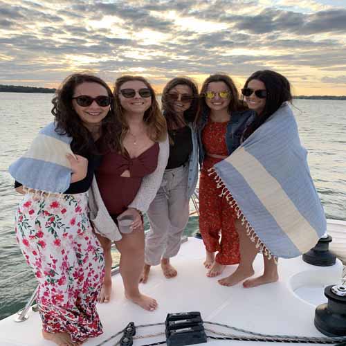 Fun bachelorette party boat rental in The Hamptons - Long Island