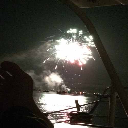 Sag Harbor Independance Day 2024 Fireworks Boat Rental Party